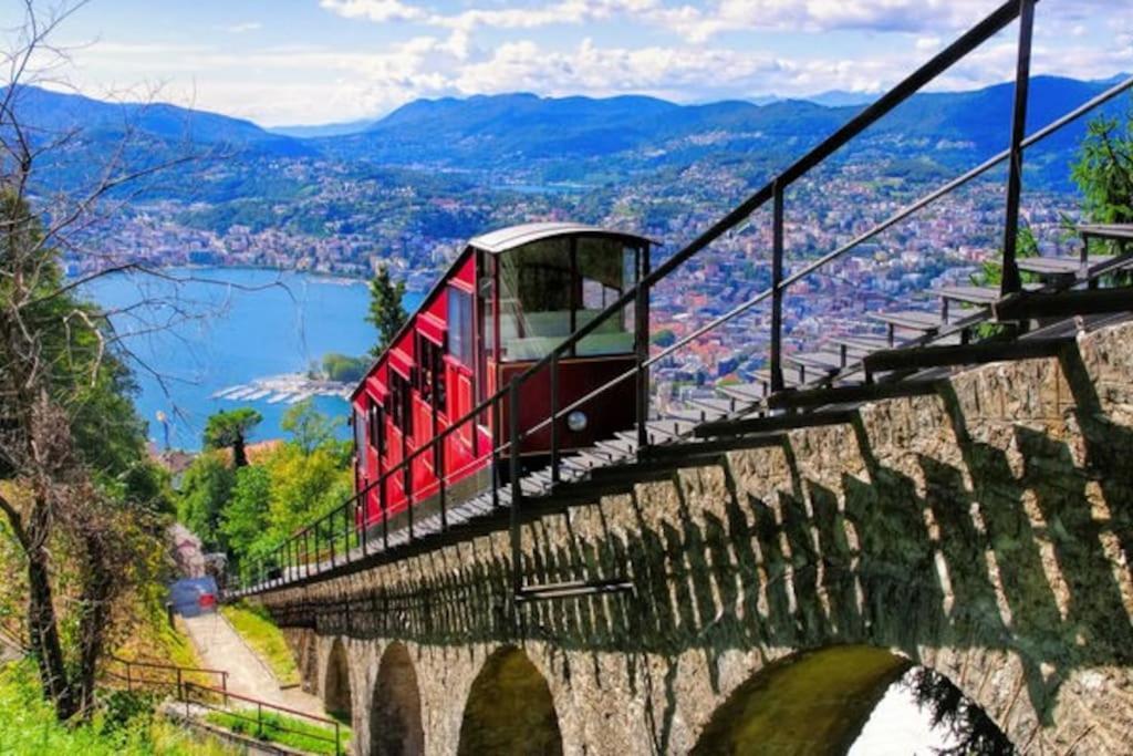 Appartamento Centrale Con Wifi E Posteggio Privato Gratis! Lugano Luaran gambar